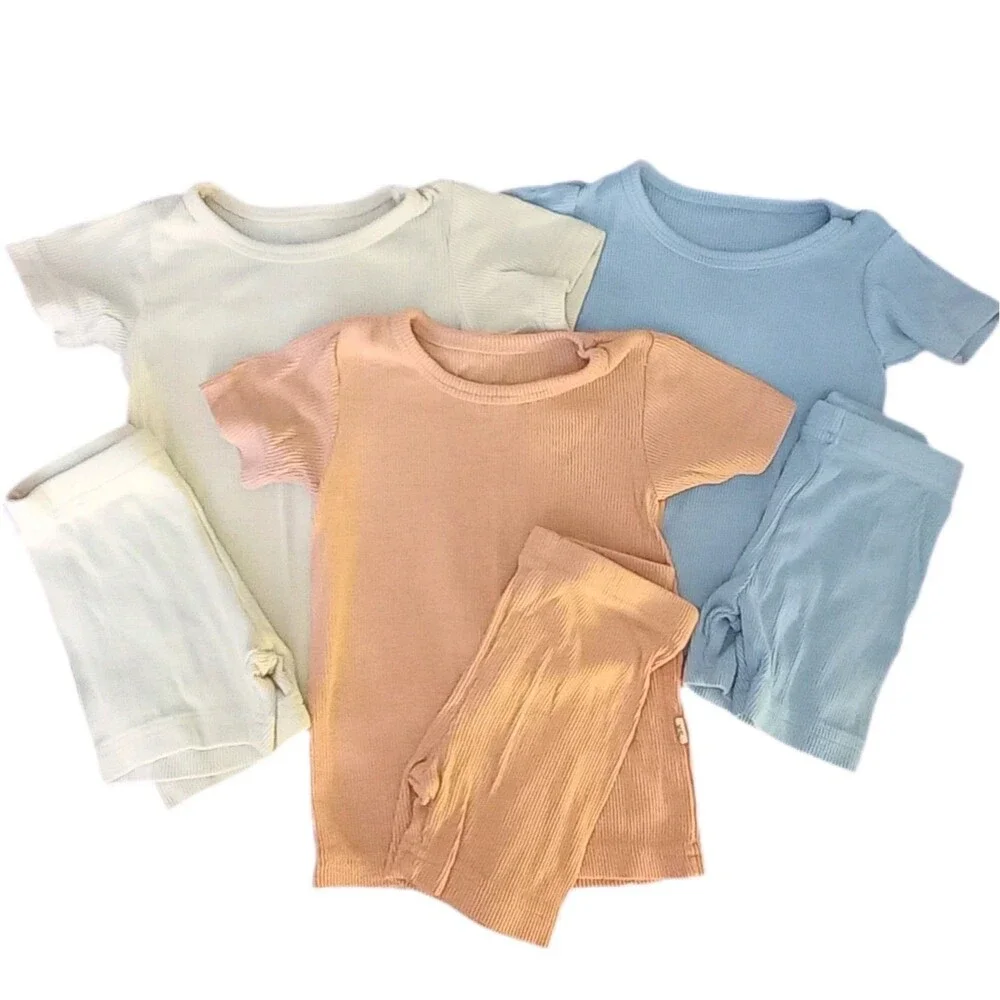 Avauma 2pc PJ Set sz XS/6-12M Infant Lot of 3 Pair Boy/Girl/Neutral